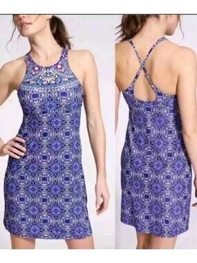 Athleta Athleisure Dress Millifiori Built In Bra 32 B C